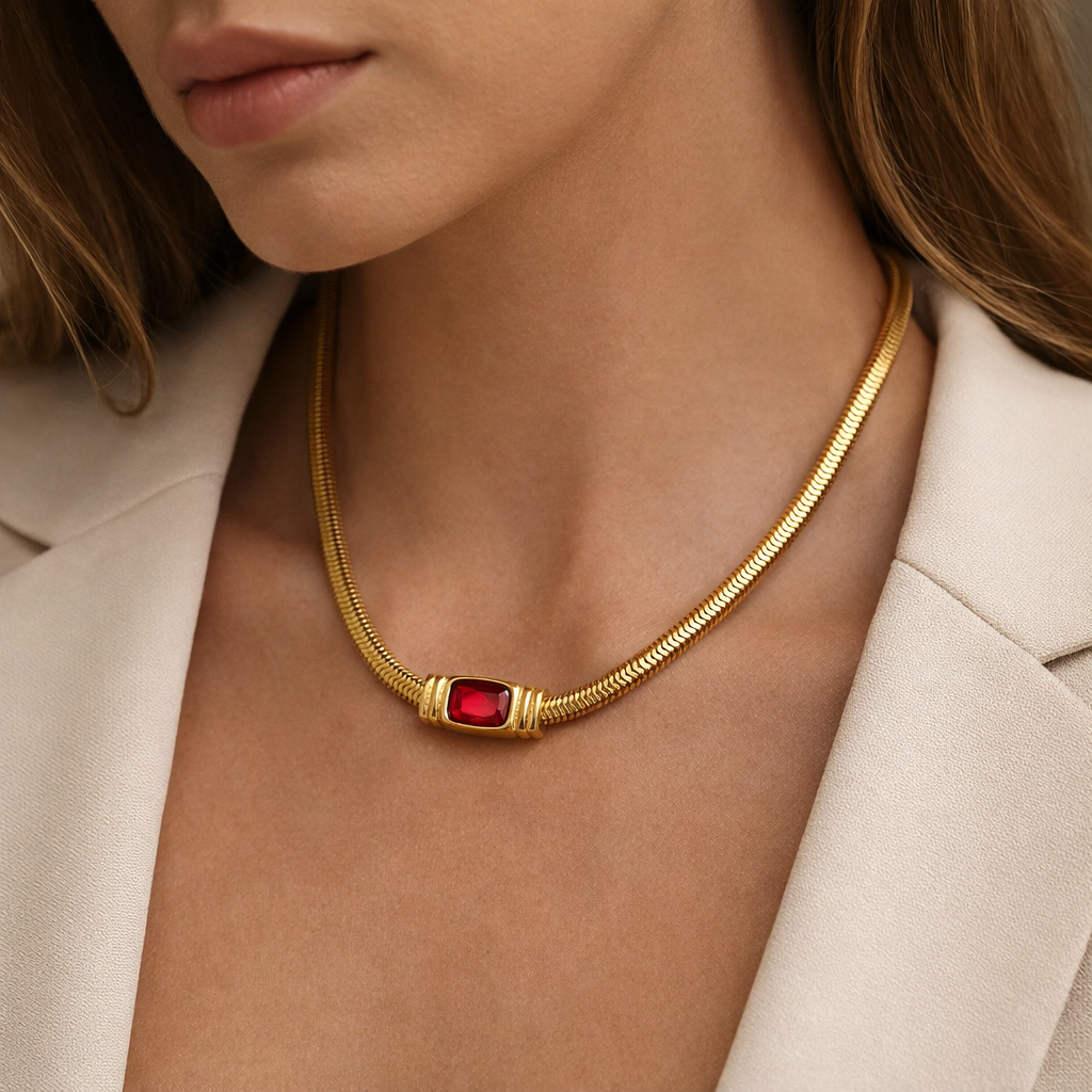 The Emerald Snake Chain