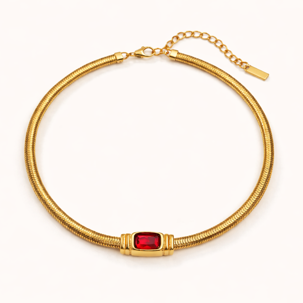 The Emerald Snake Chain