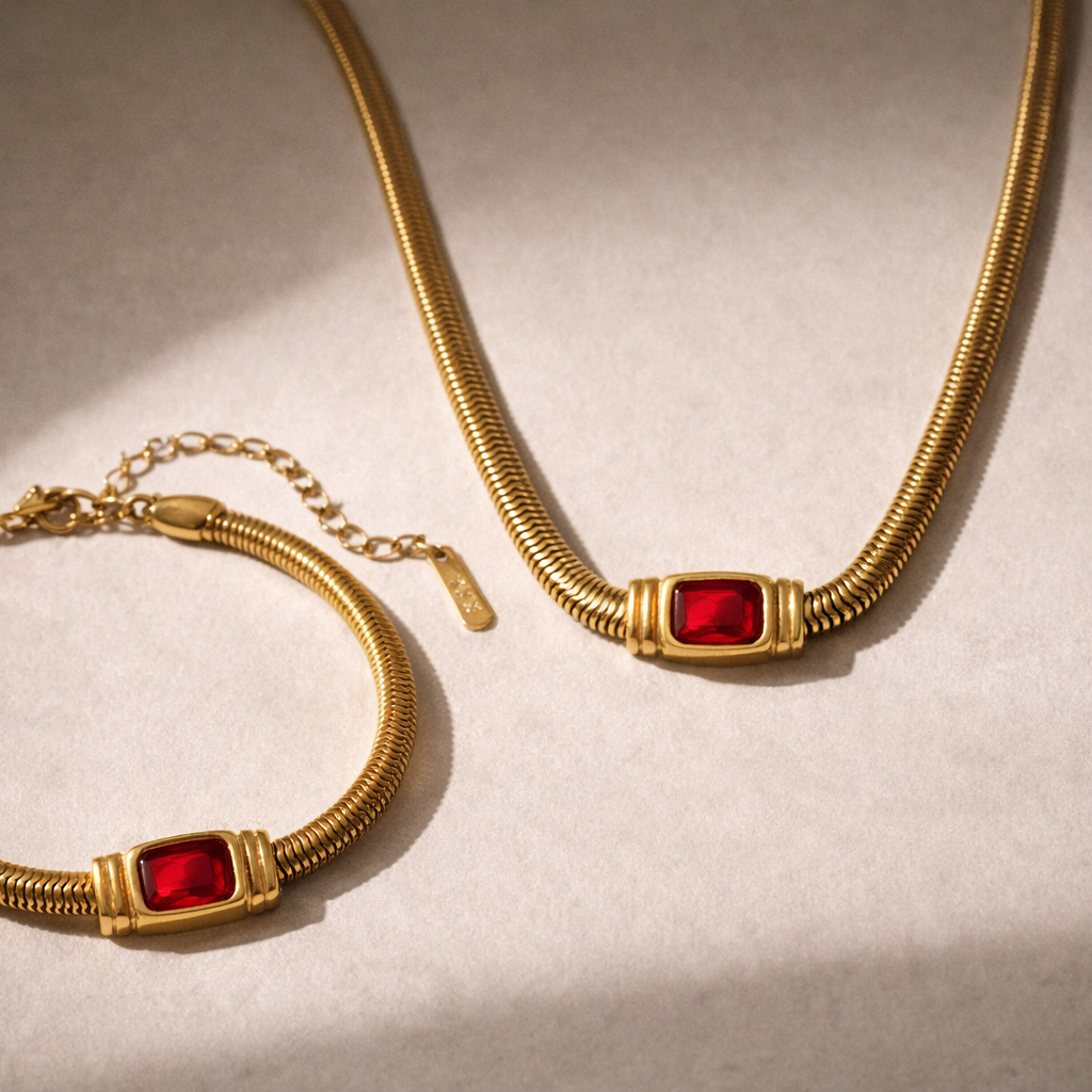 The Emerald Snake Chain