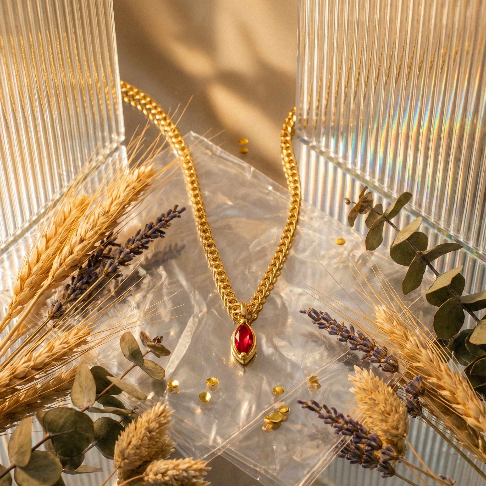 The Signature Red Marquise Necklace