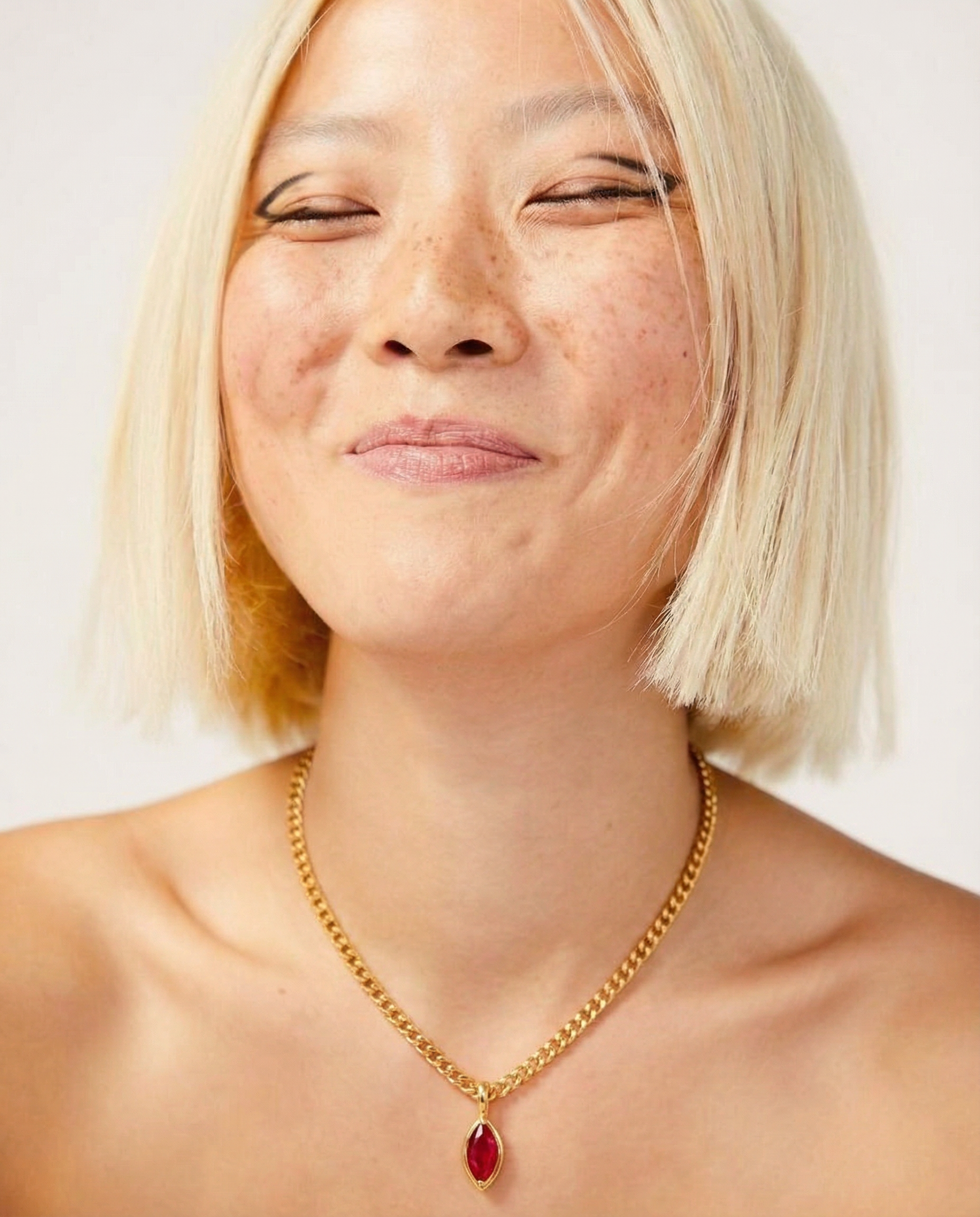 The Signature Red Marquise Necklace