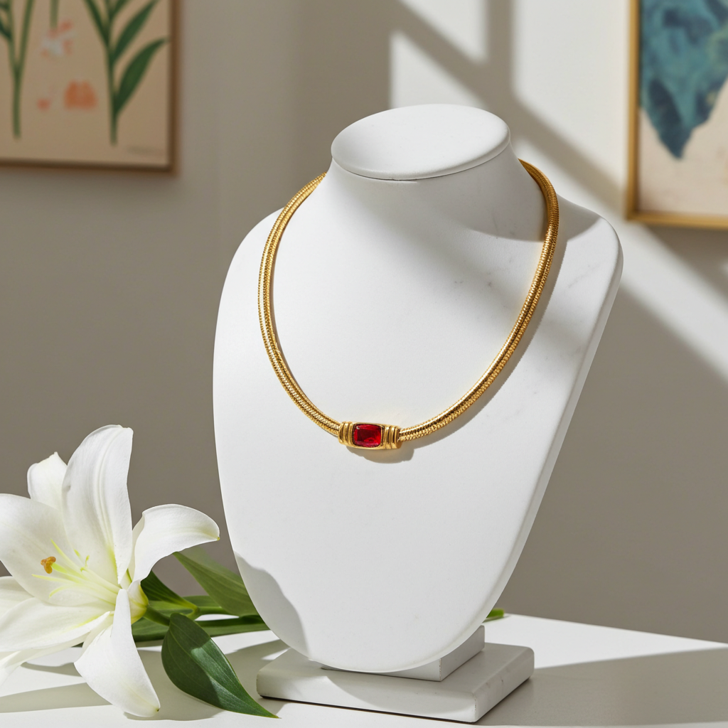 The Emerald Snake Chain